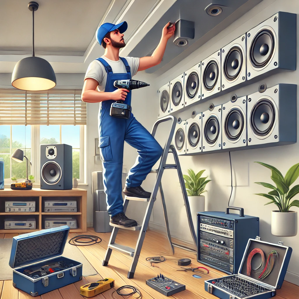 فني تركيب سماعات